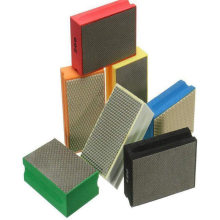 Шлифовальные блоки Полировальный шлифовальный блок Алмазные полировальные ручные колодки Блок для шлифования гранита, мрамора, стекла, зернистости 60-3000